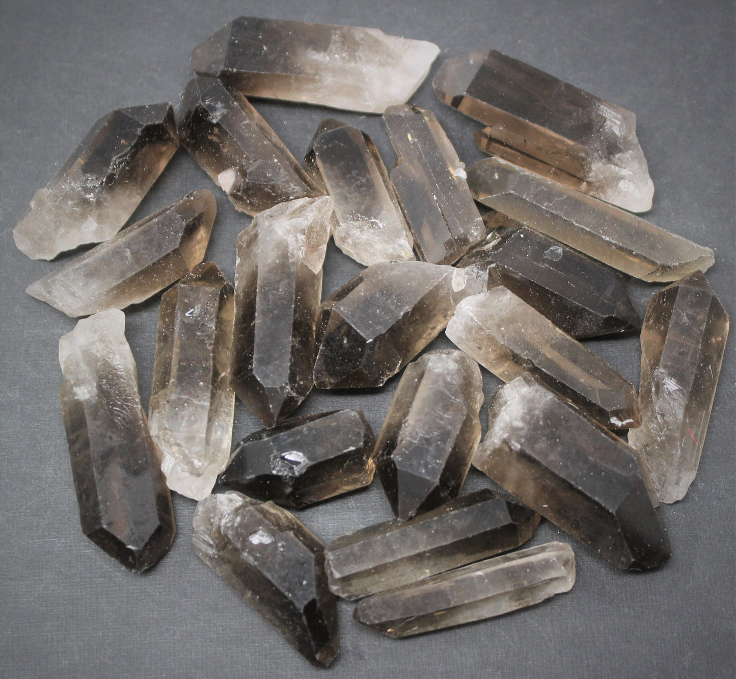 Smoky Quartz Points Crystal