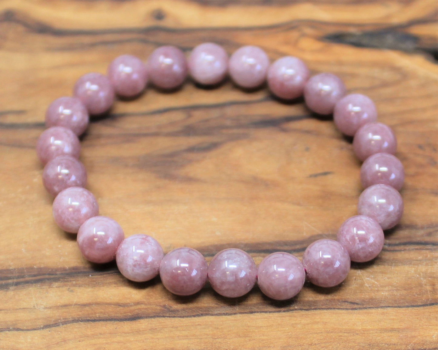 Strawberry Quartz Bead Bracelet