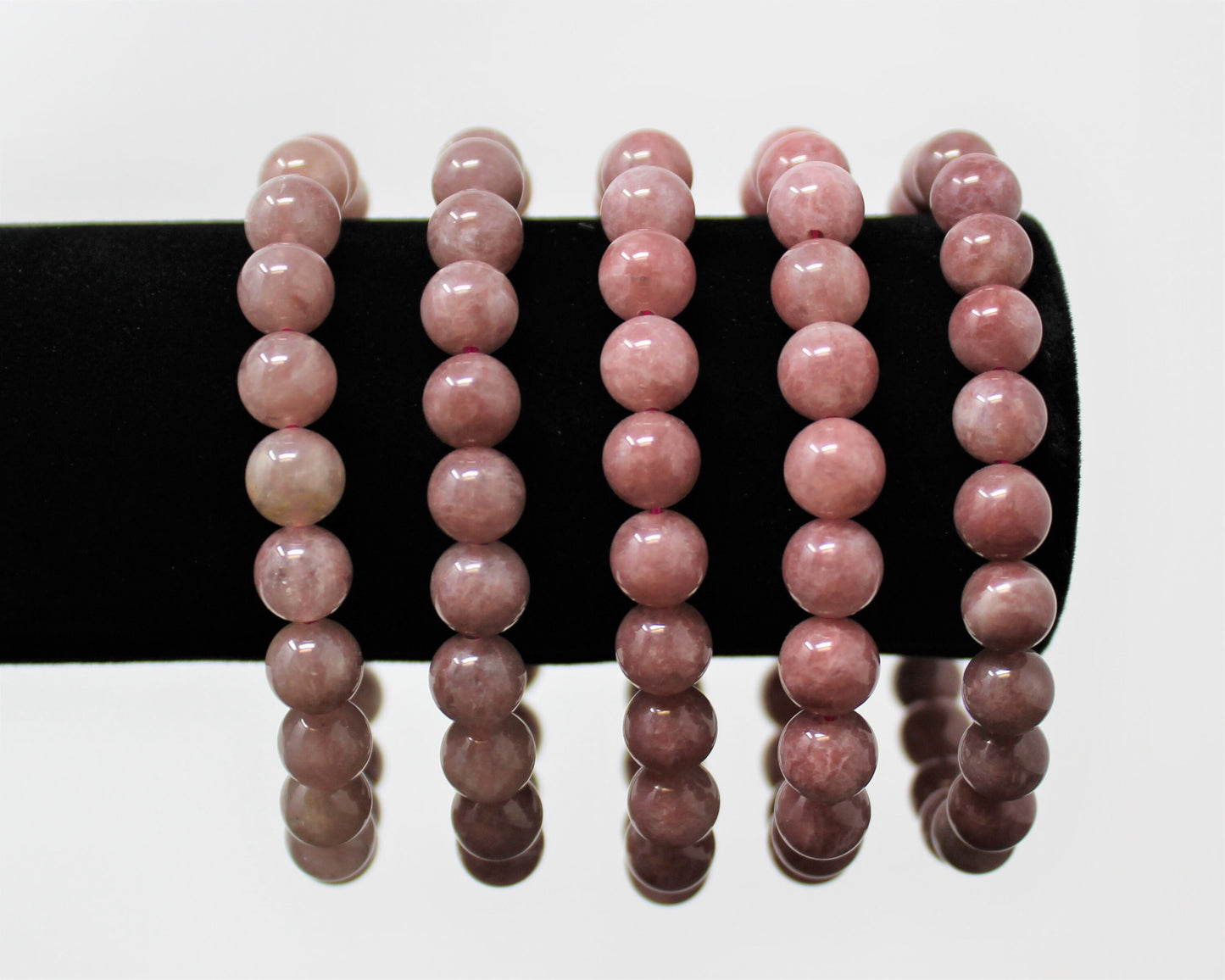 Strawberry Quartz Bead Bracelet