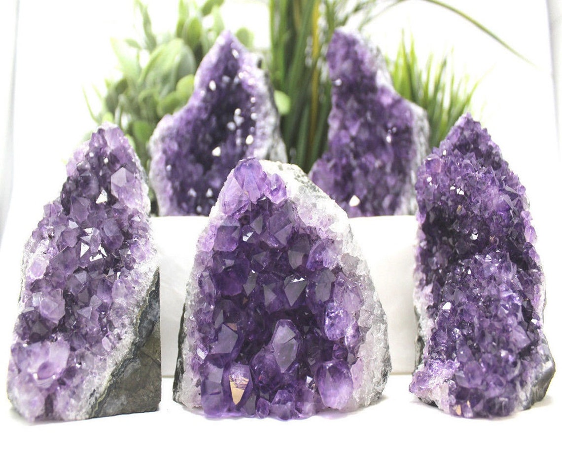 Stunning Amethyst Base Clusters