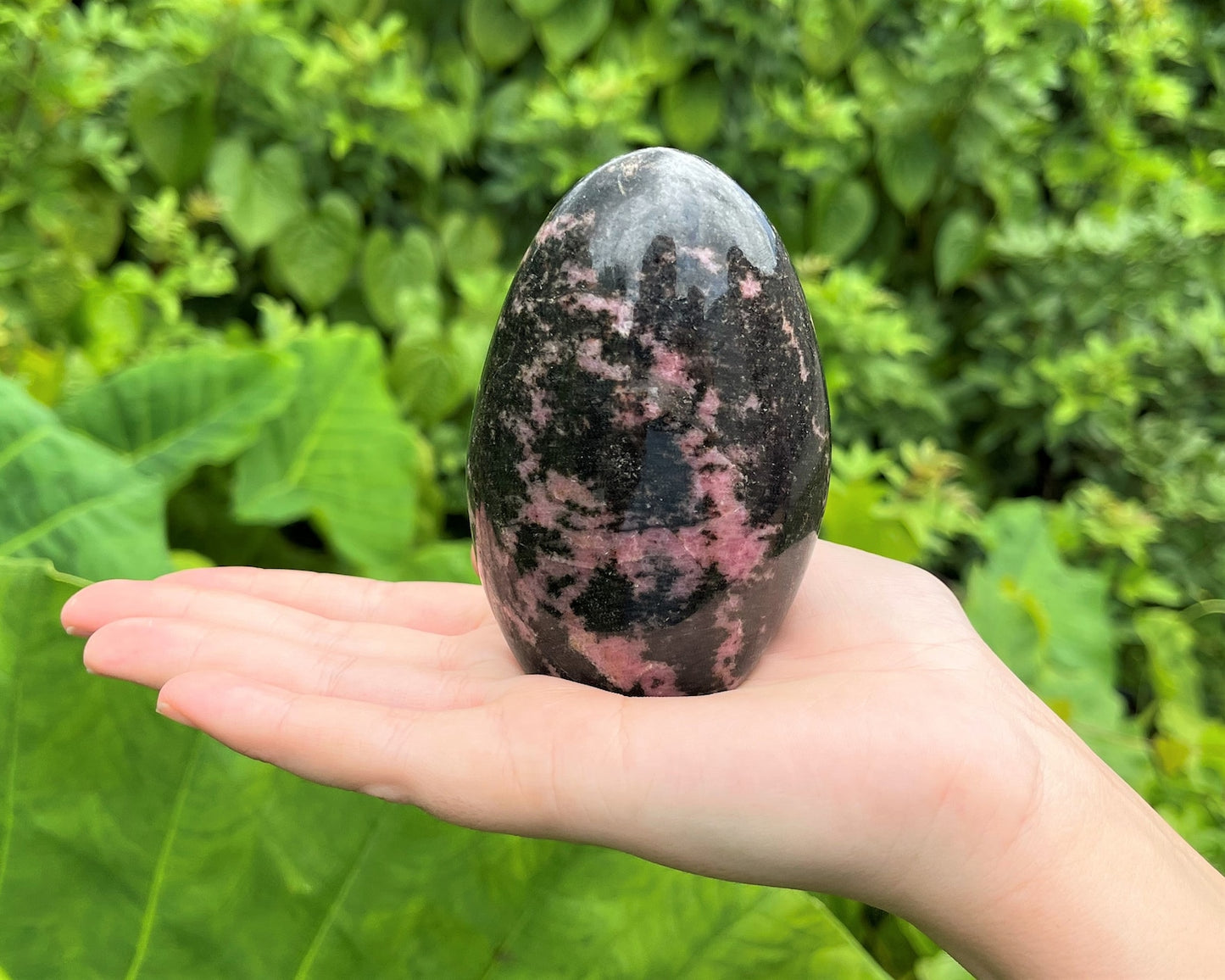 Stunning And Polished Rhodonite Crystal