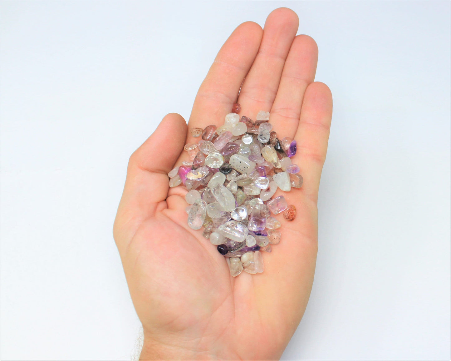 Super 7 Semi Tumbled Gemstone Mini Chips