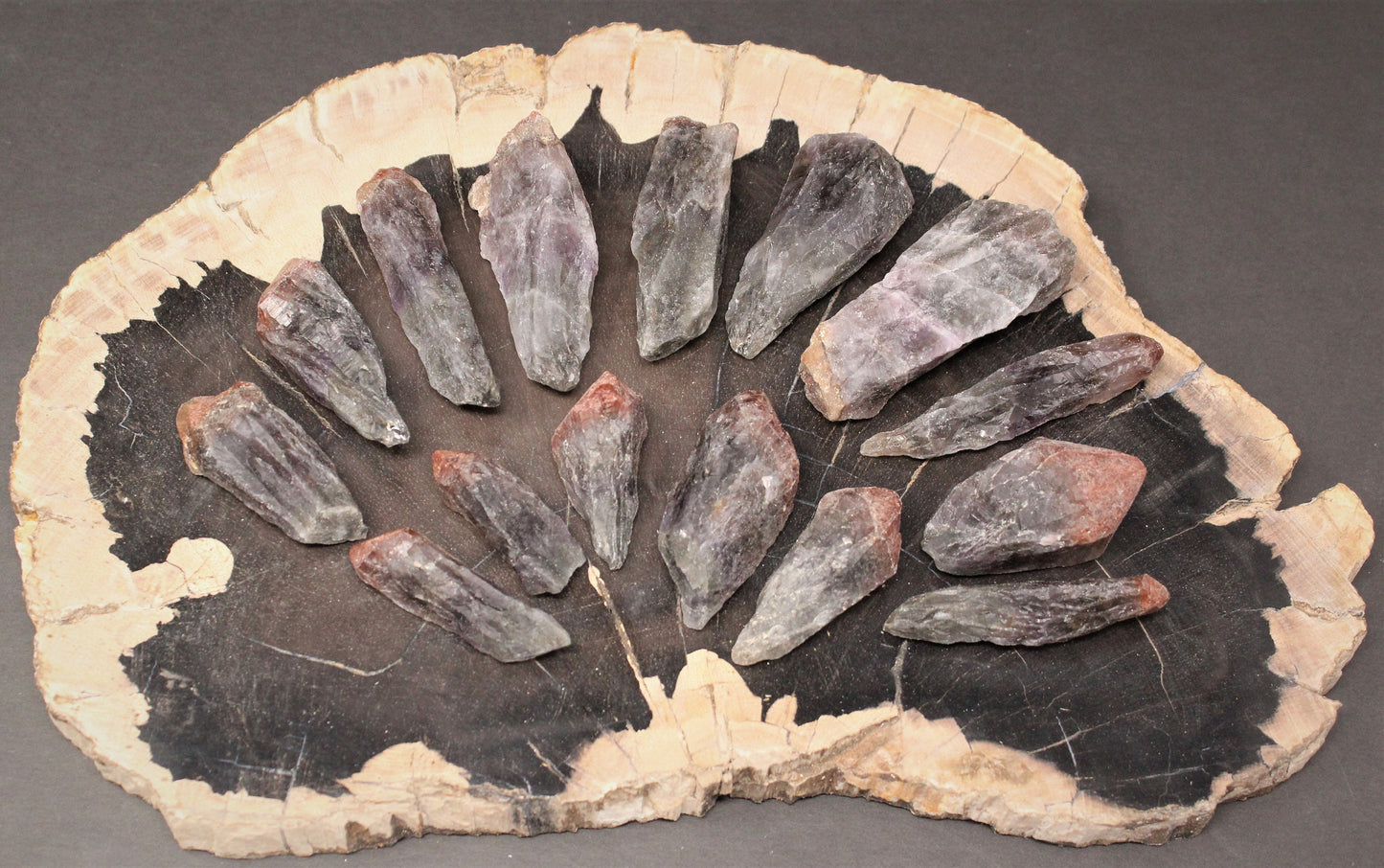 Super Seven Amethyst Cacoxenite Point