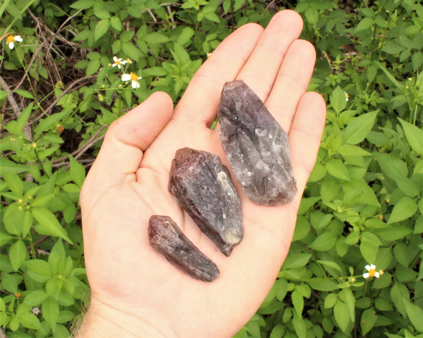 Super Seven Amethyst Cacoxenite Point