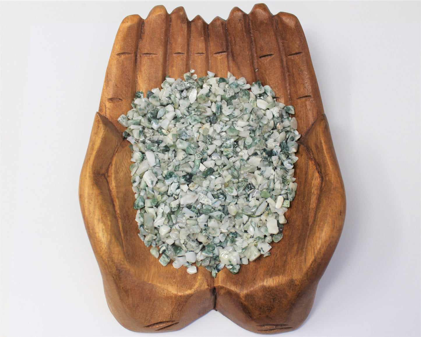 Tree Agate Semi Tumbled Gemstone Mini Chips