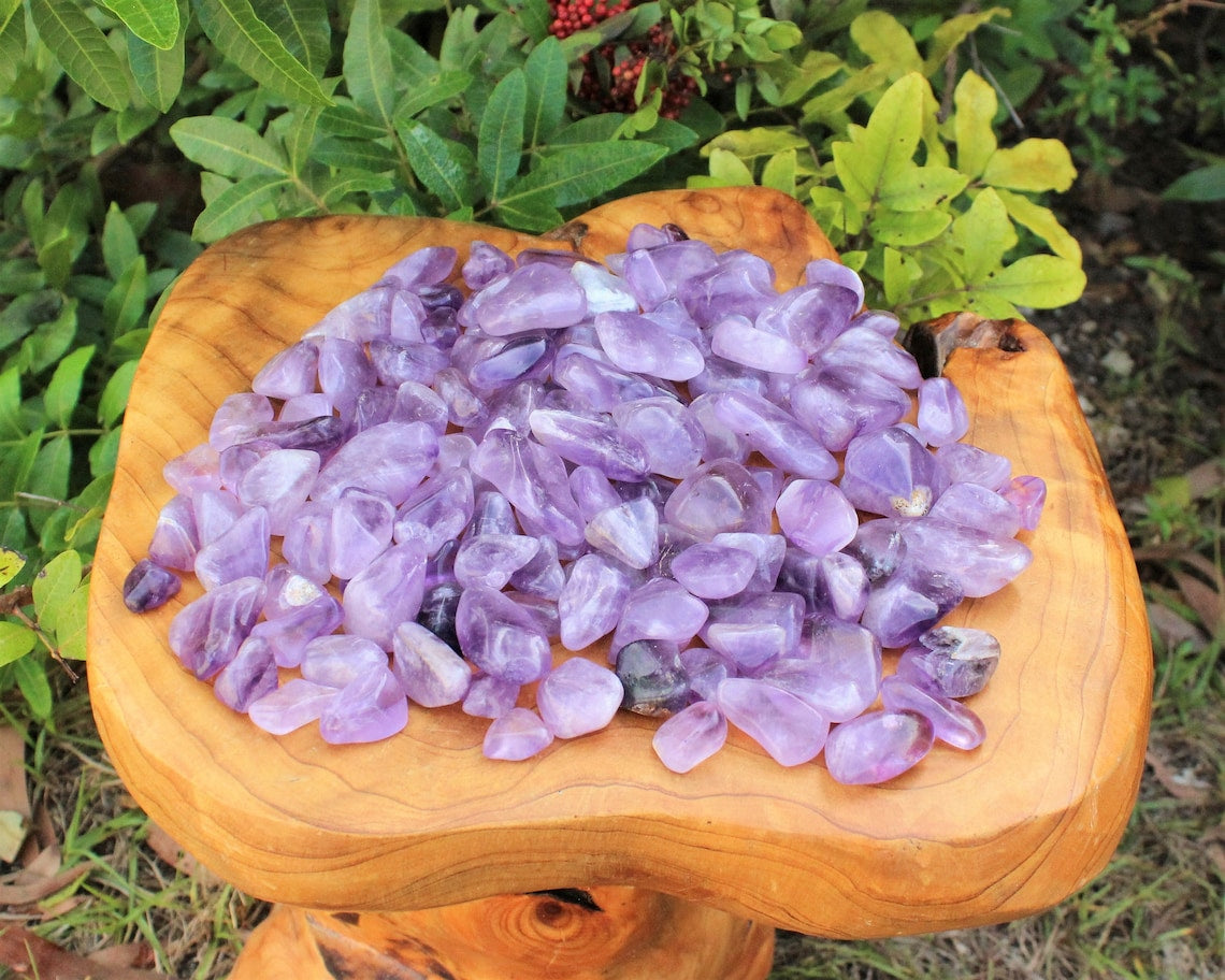 Tumbled Amethyst Stones
