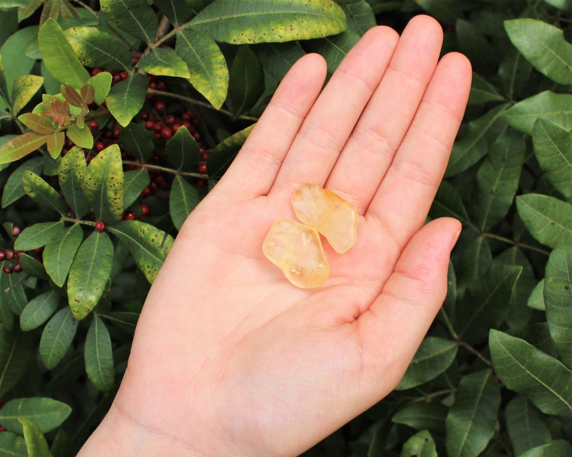 Tumbled Citrine Stones