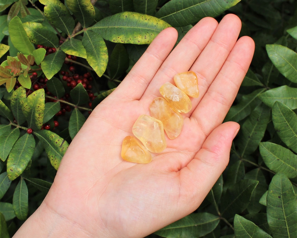 Tumbled Citrine Stones