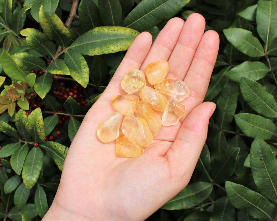 Tumbled Citrine Stones