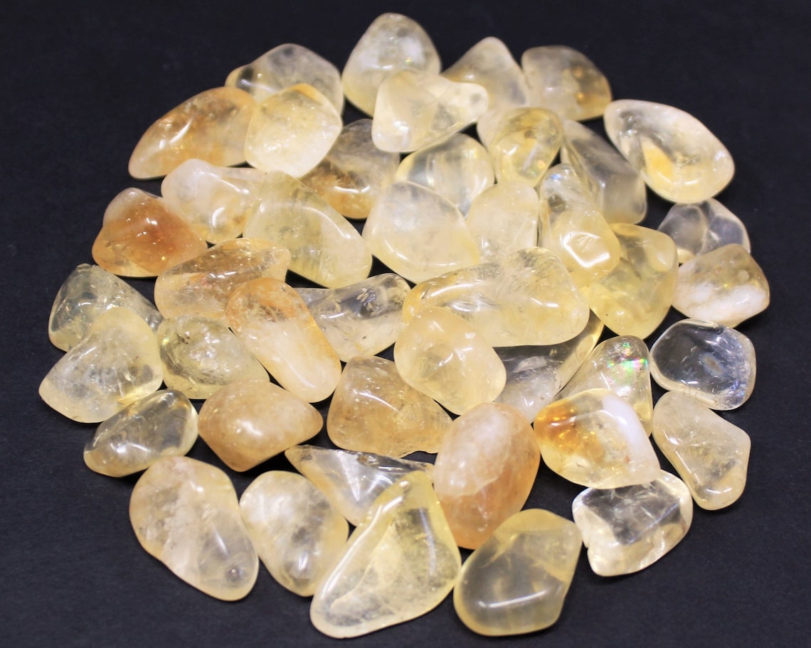 Tumbled Citrine Stones