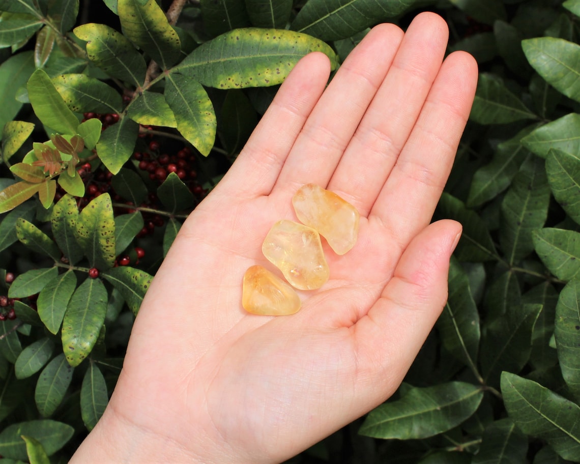 Tumbled Citrine Stones