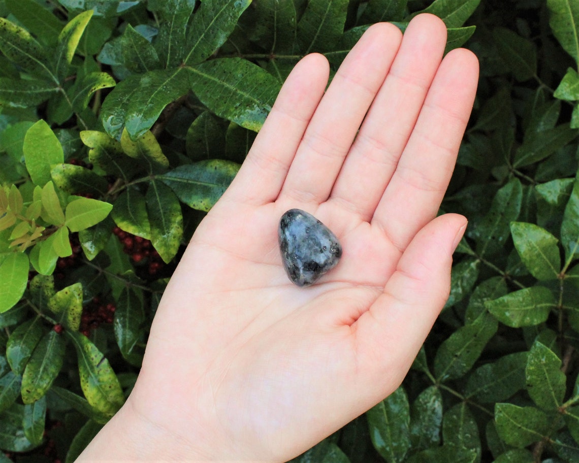 Tumbled Larvikite Stones