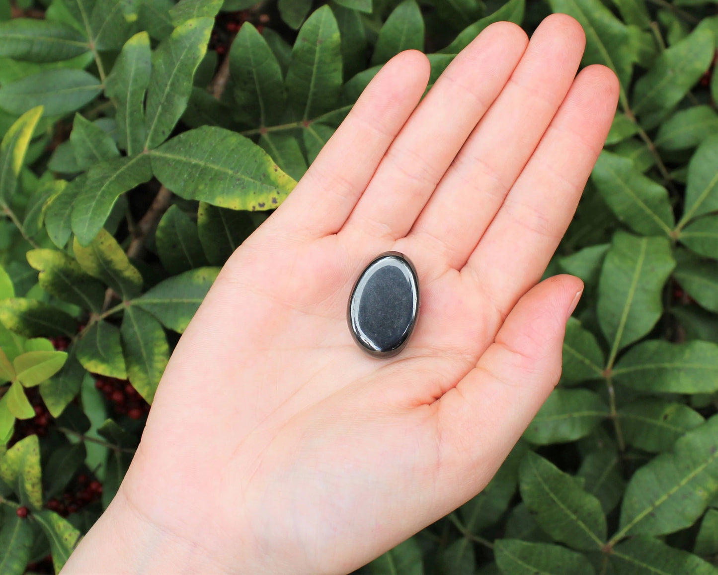 Tumbled Magnetic Hematite Stones