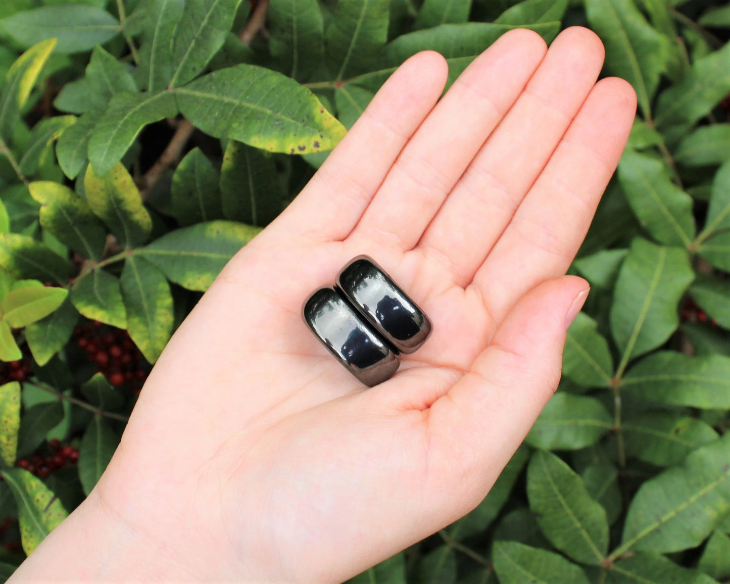 Tumbled Magnetic Hematite Stones