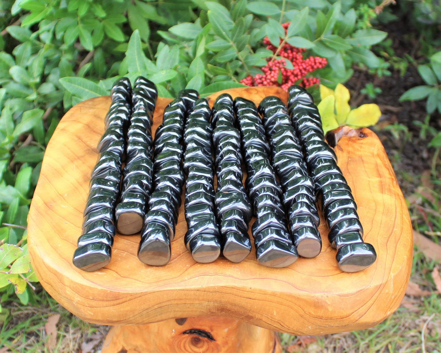 Tumbled Magnetic Hematite Stones