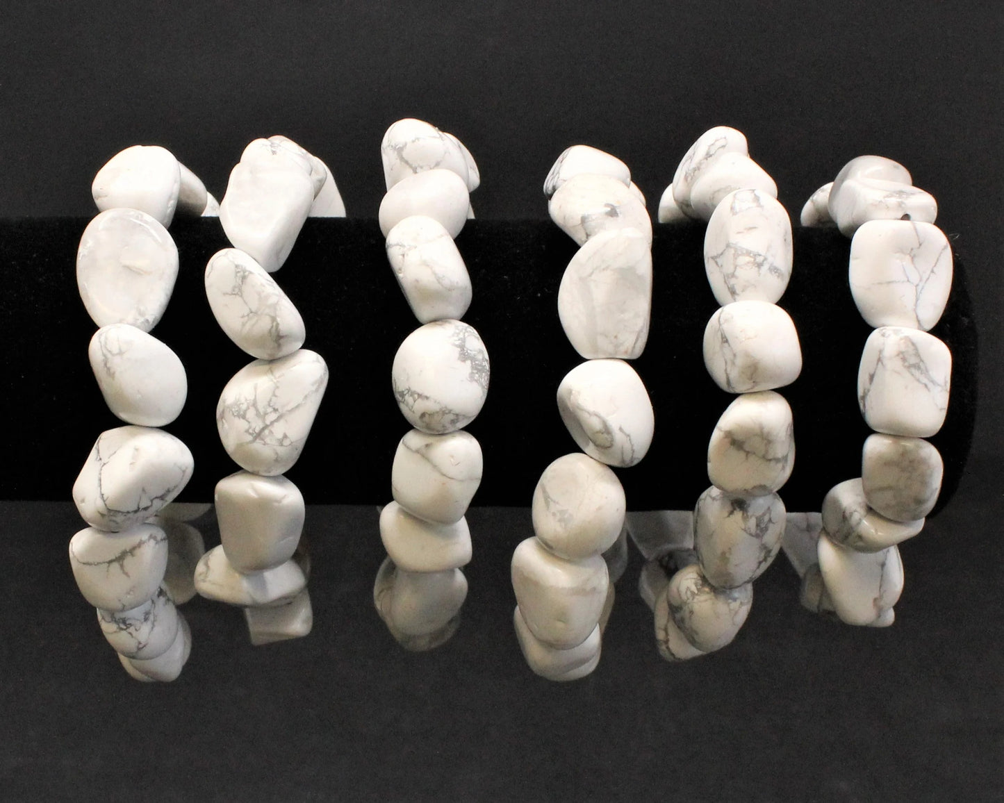 Howlite Tumbled Gemstone Bracelet