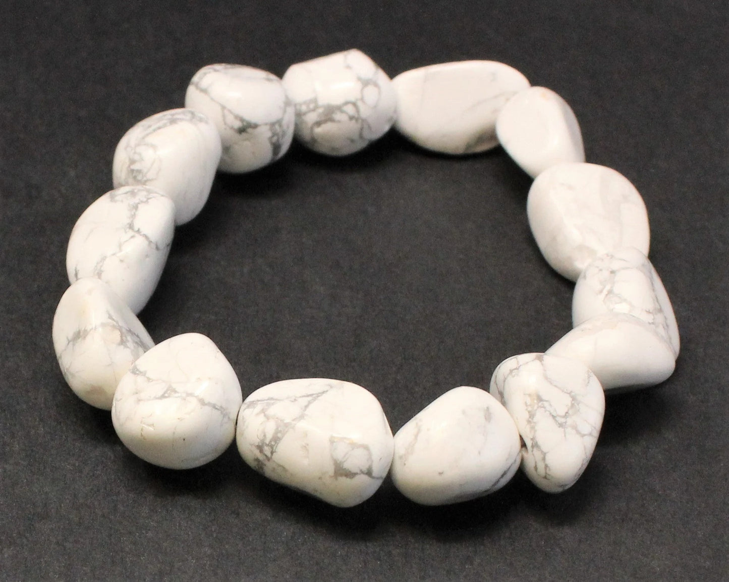 Howlite Tumbled Gemstone Bracelet