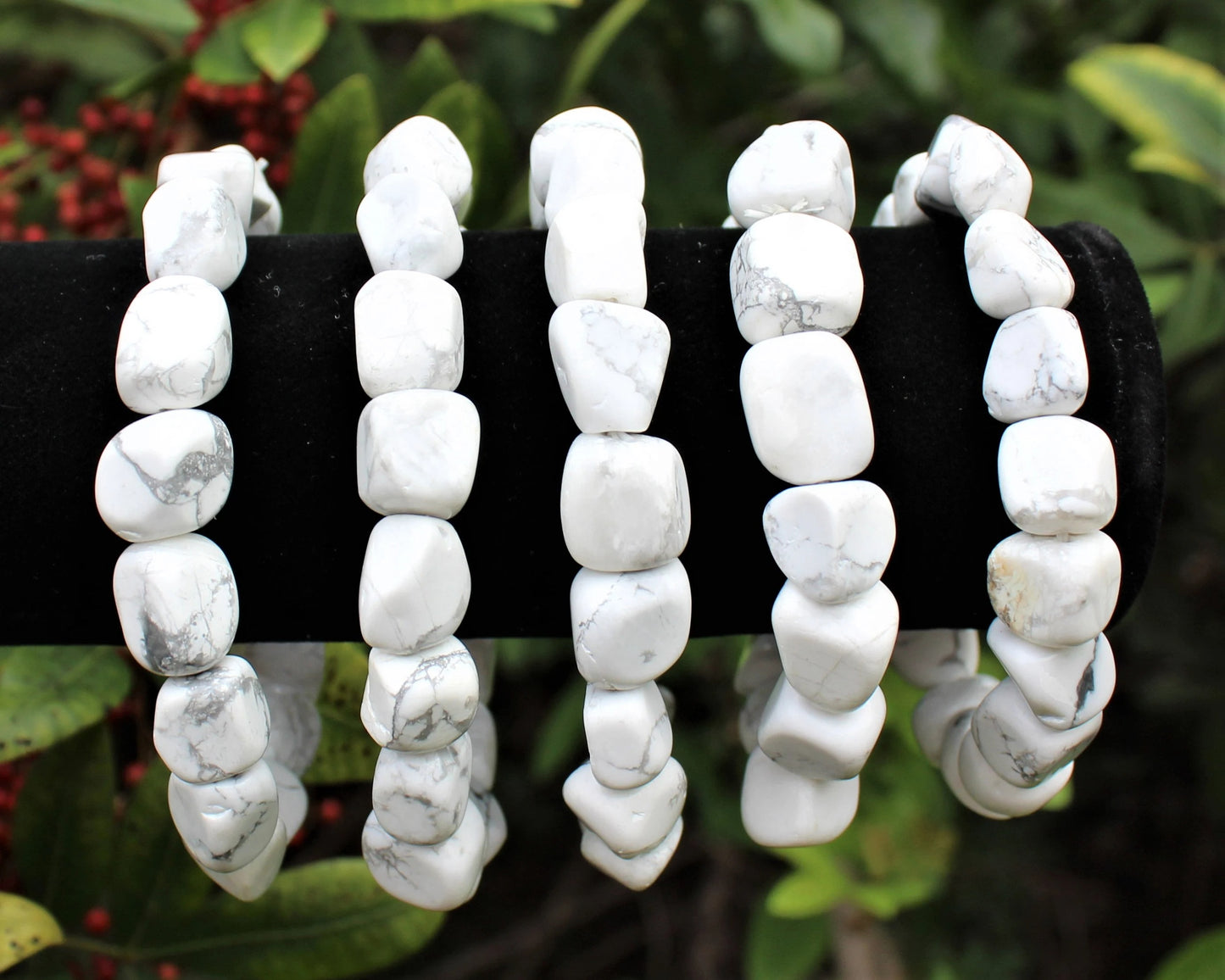 Howlite Tumbled Gemstone Bracelet