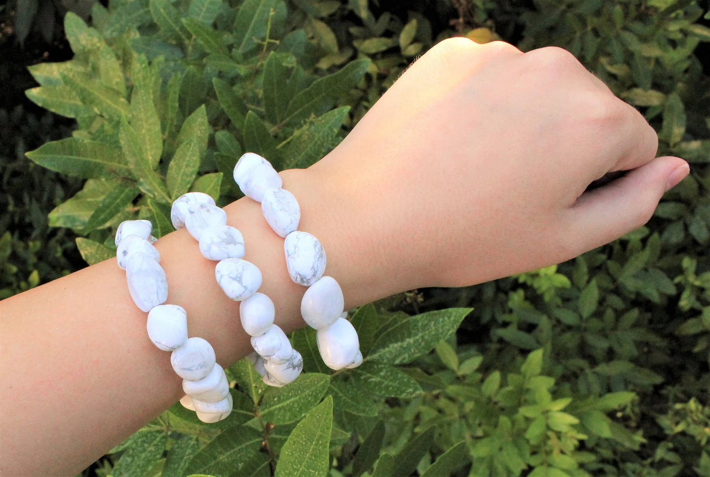 Howlite Tumbled Gemstone Bracelet