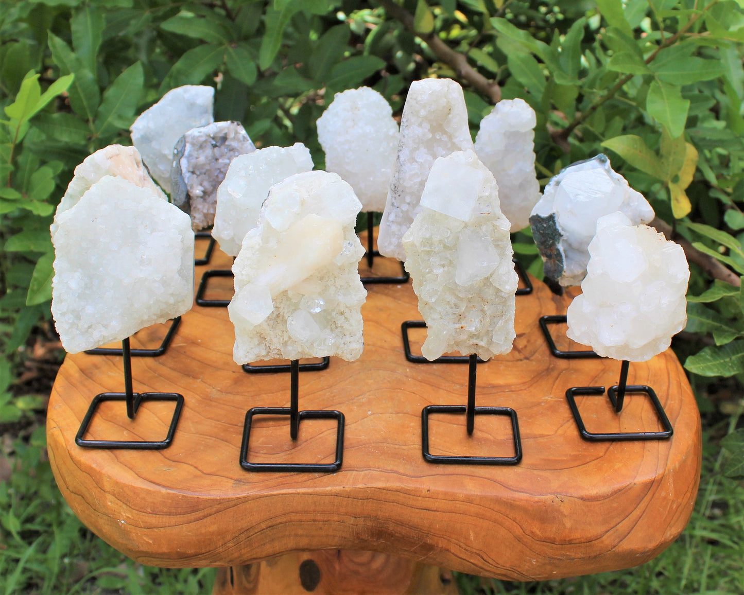 Zeolite Cluster On Metal Stand, Natural Zeolite Cluster Mini Pin