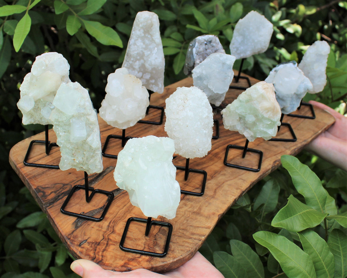 Zeolite Cluster On Metal Stand, Natural Zeolite Cluster Mini Pin