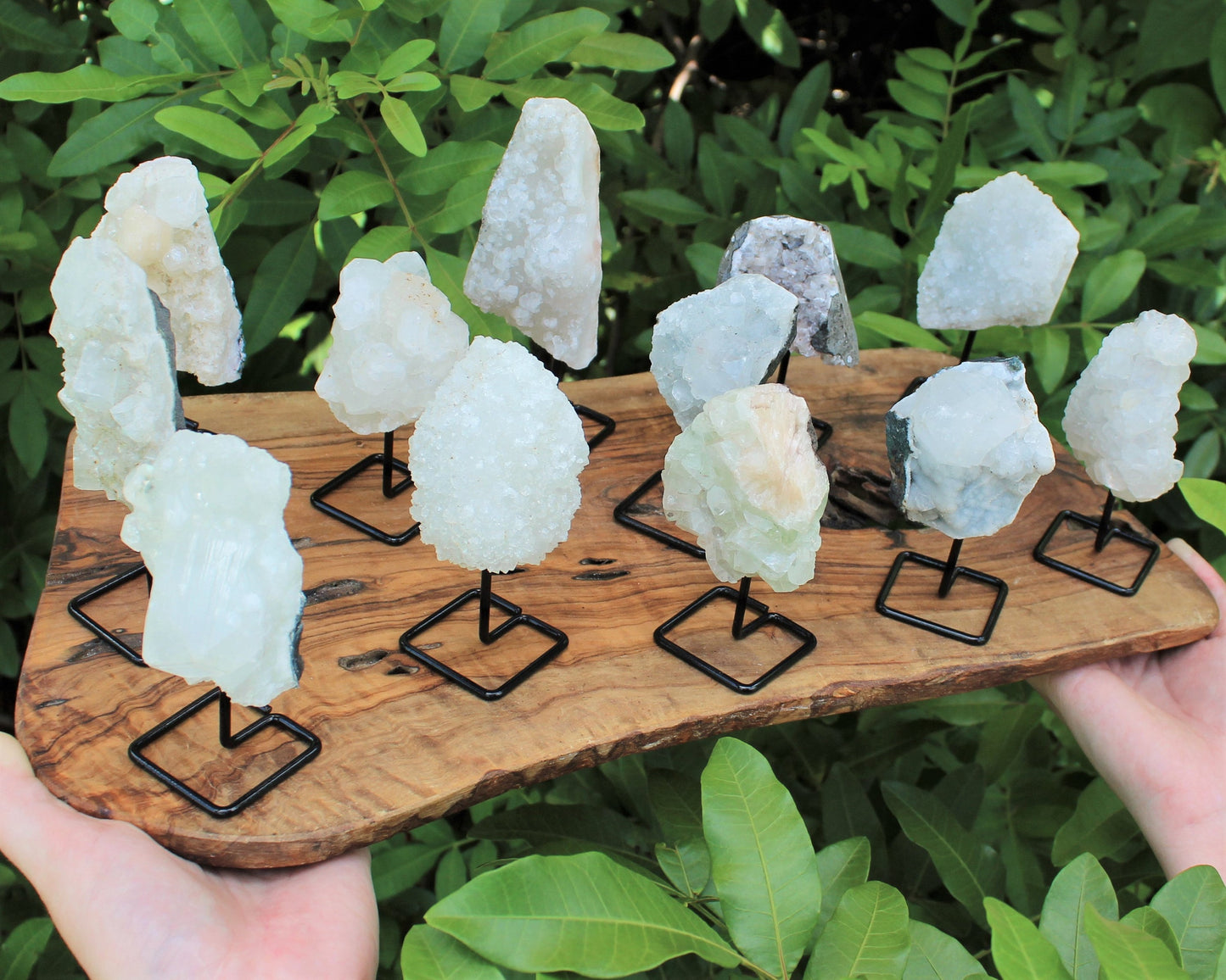 Zeolite Cluster On Metal Stand, Natural Zeolite Cluster Mini Pin