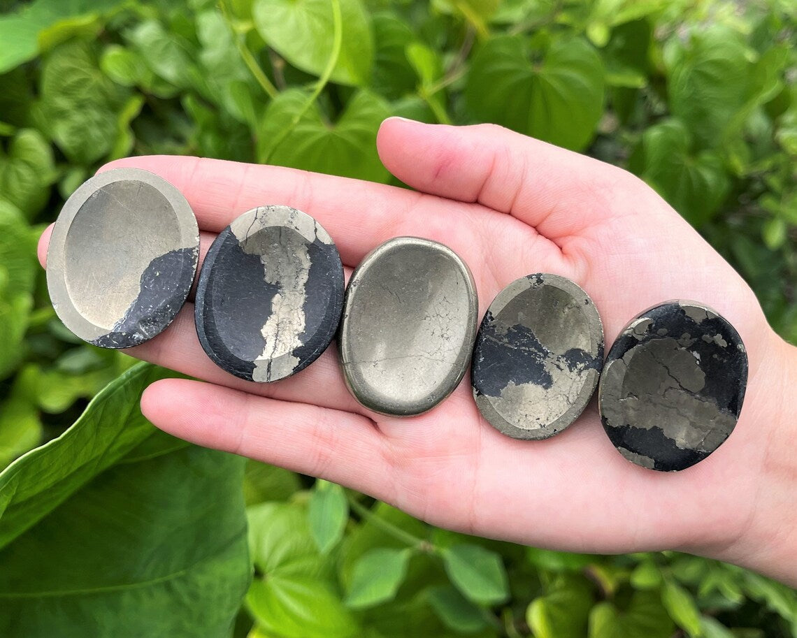 Pyrite Worry Stone