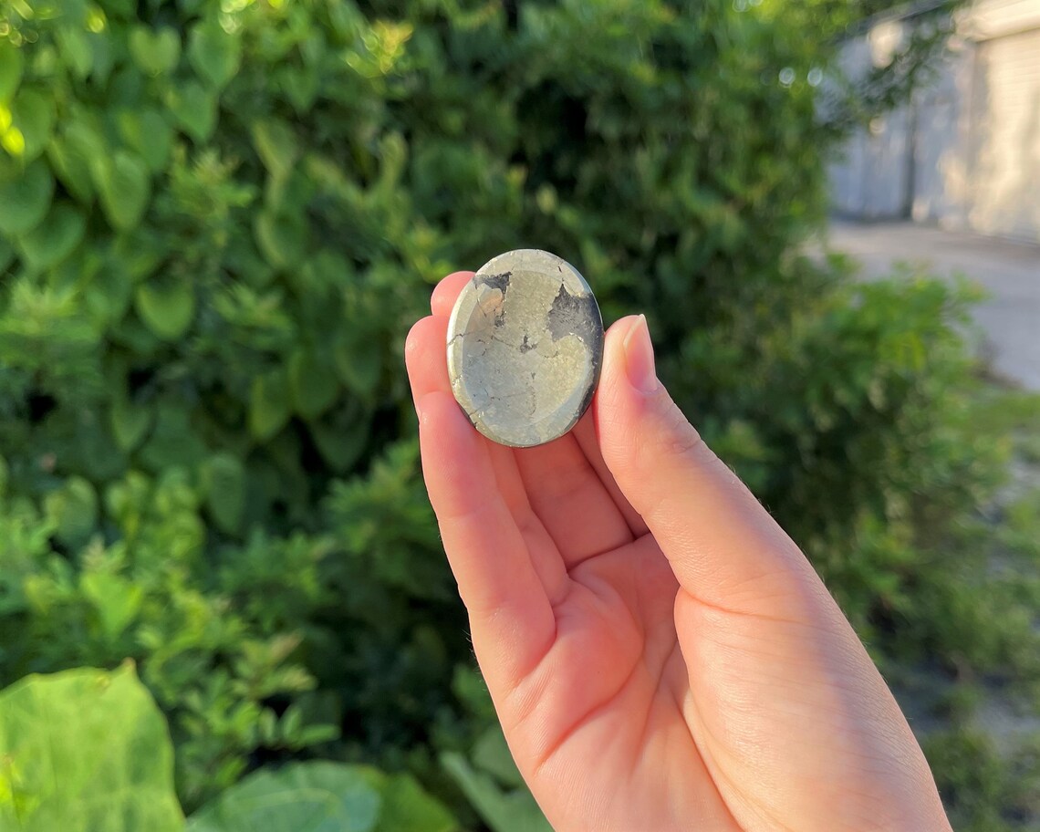 Pyrite Worry Stone