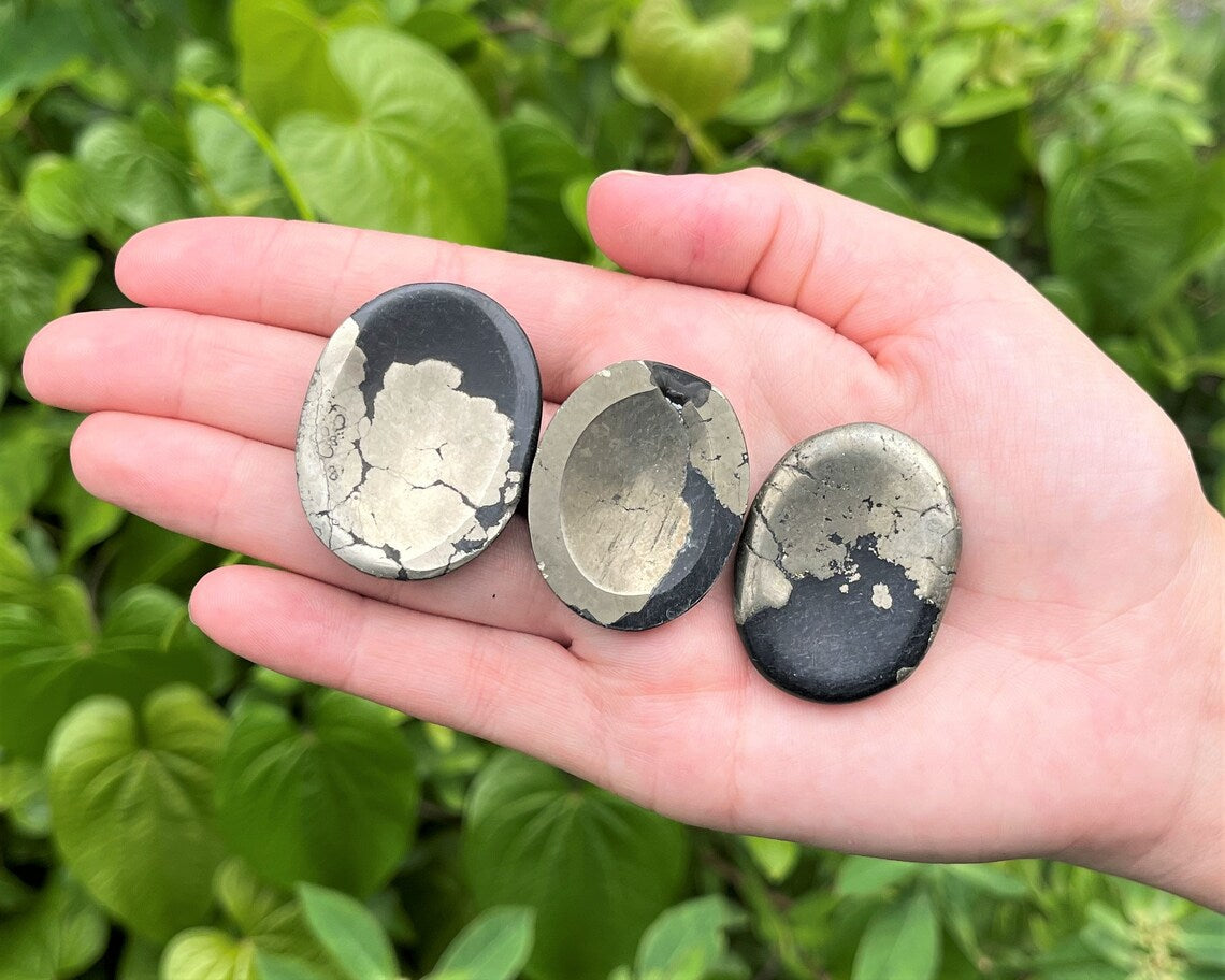 Pyrite Worry Stone