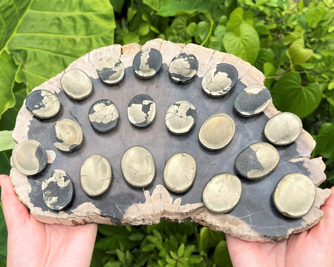 Pyrite Worry Stone