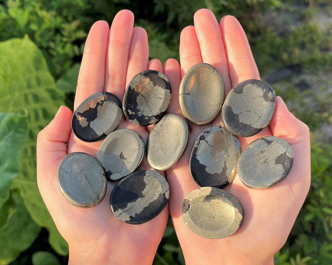 Pyrite Worry Stone