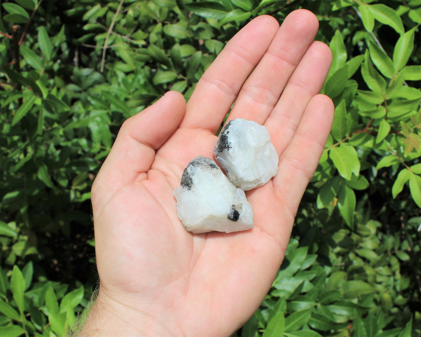 Rainbow Moonstone Natural Rough Gemstone Crystals
