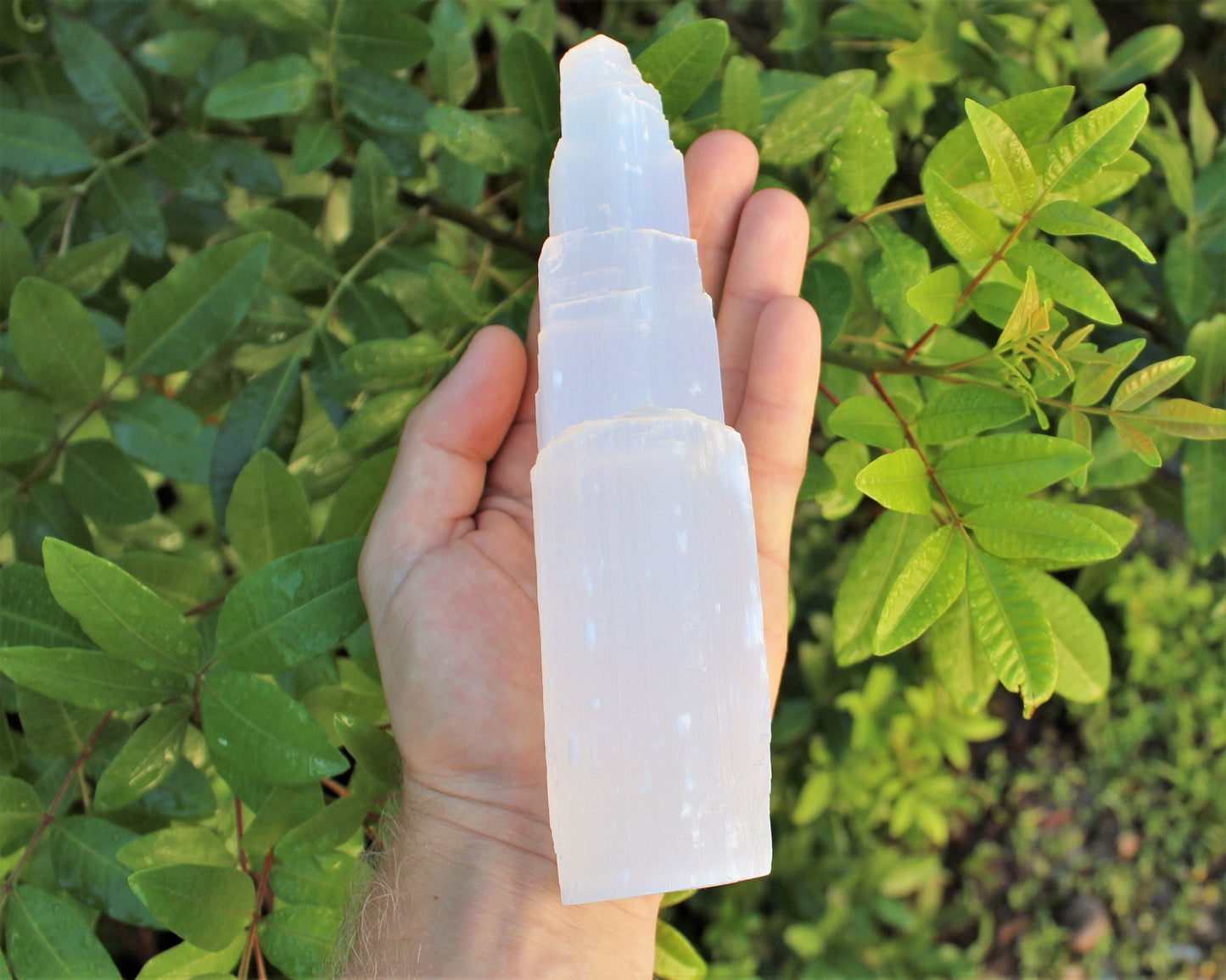Large Selenite Crystal Tower