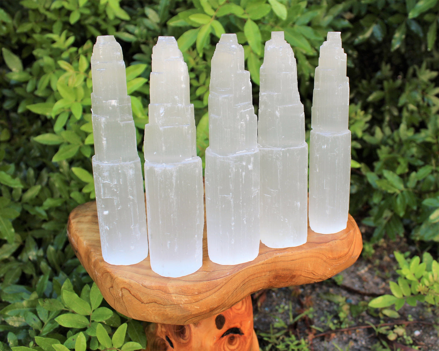 Large Selenite Crystal Tower