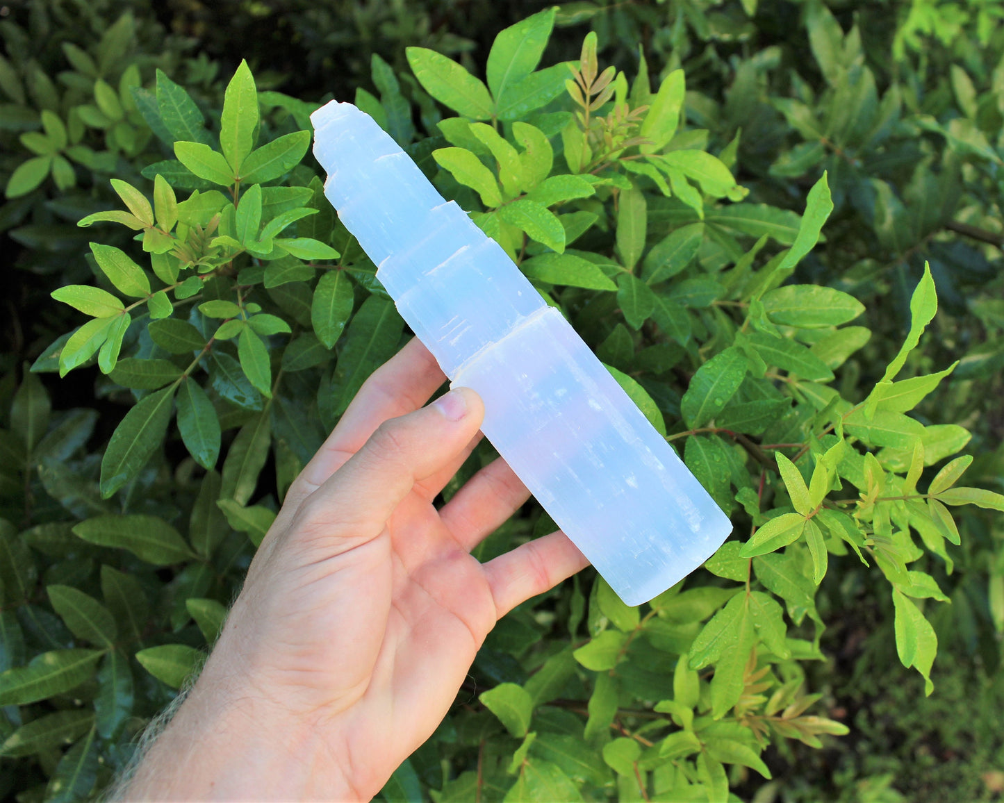 Large Selenite Crystal Tower