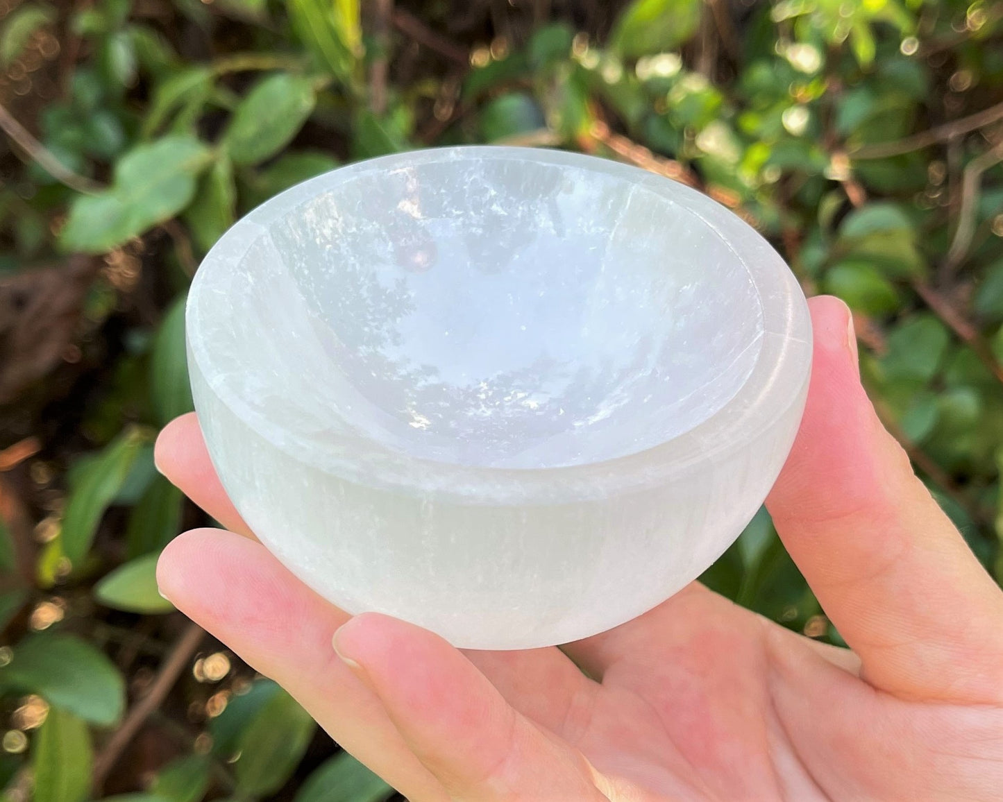 7 Selenite Crystal Bowls