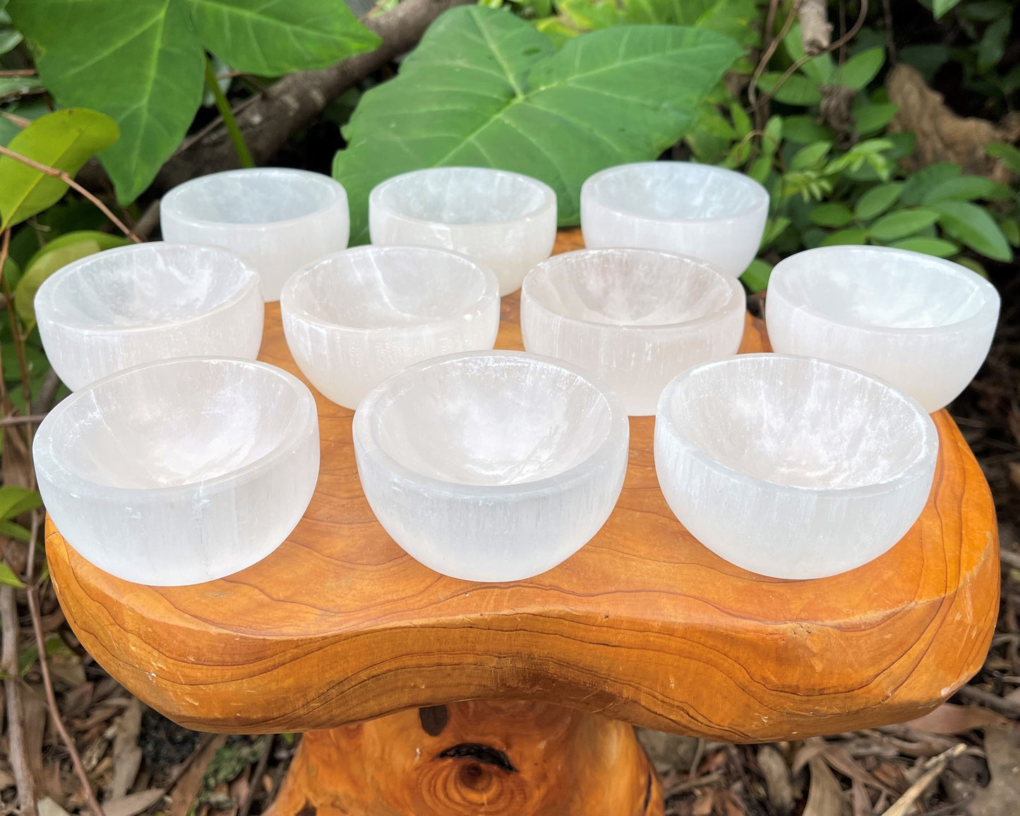 Lot Of 5 Selenite Charging Bowls