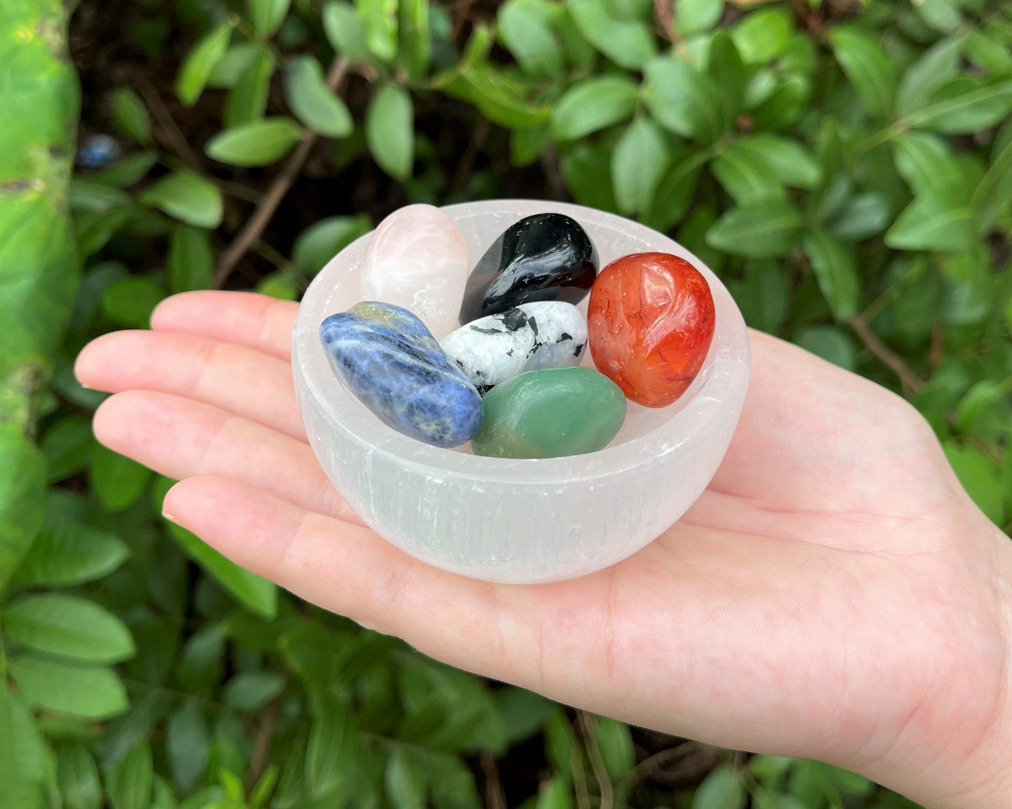 Lot Of 5 Selenite Charging Bowls