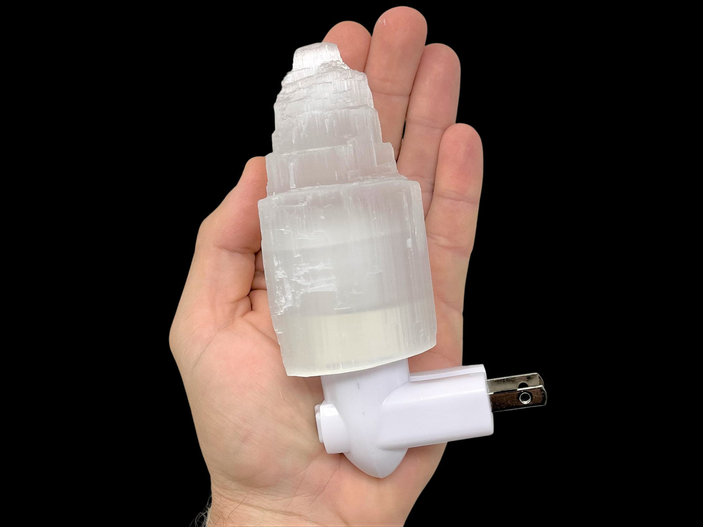 Selenite Crystal Night Light
