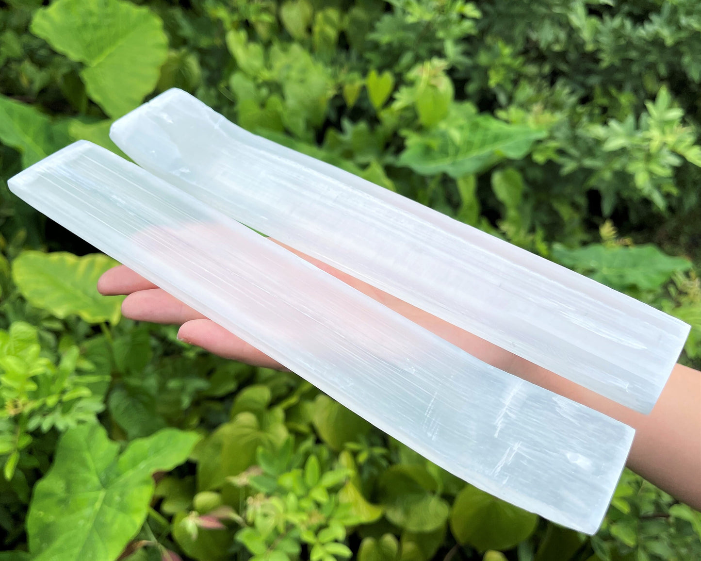 Polished Selenite Incense Burner
