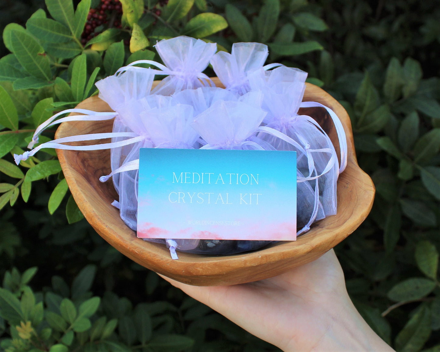 4 Pieces Meditation Crystal Kit