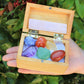 7 Pieces Chakra Stone Wooden Gift Box