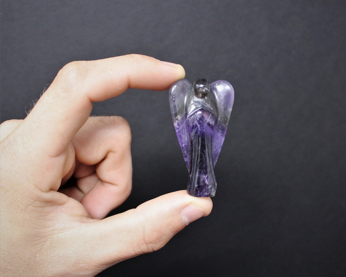 Amethyst Angel Shaped Crystal