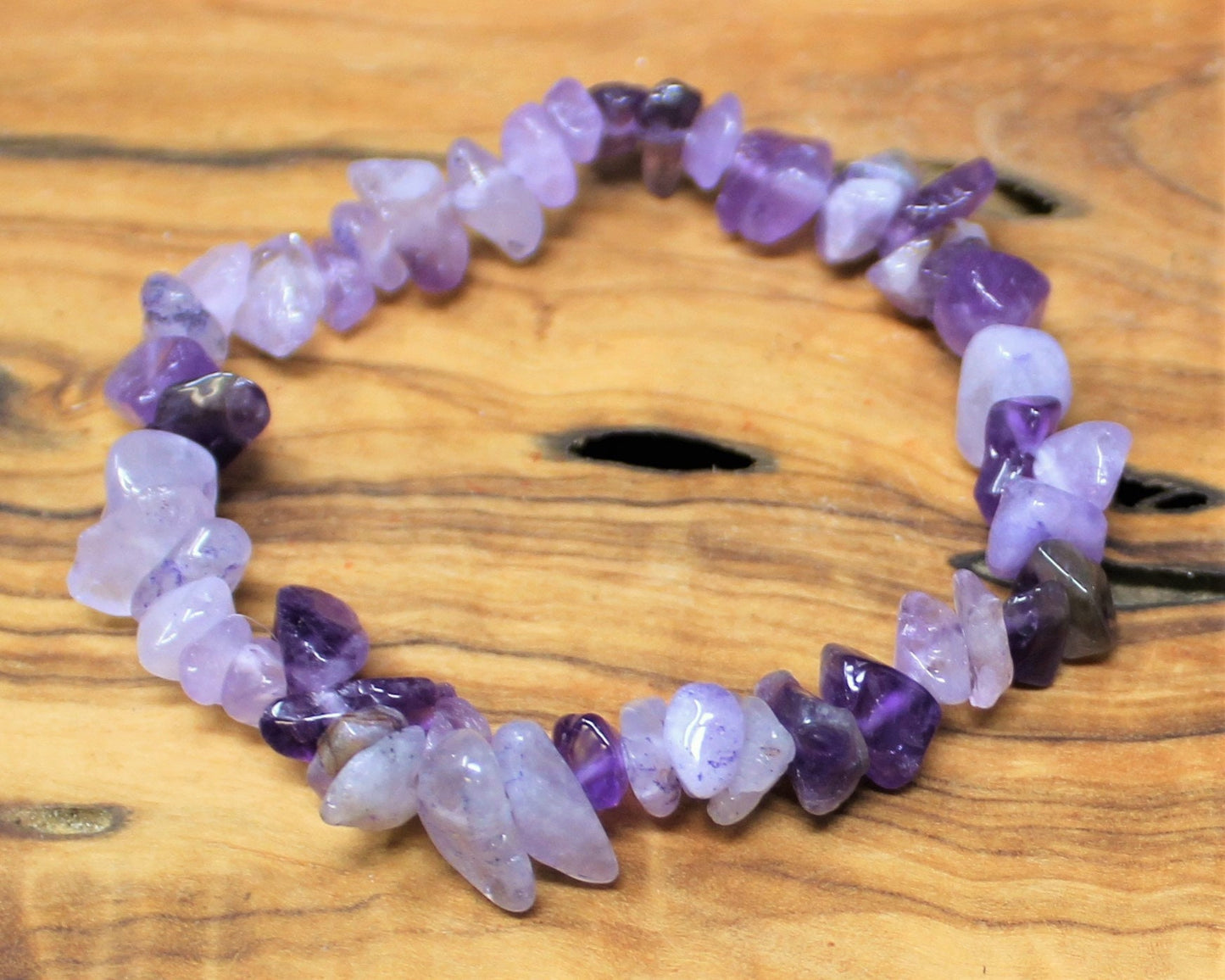 Amethyst Chip Gemstone Bracelet