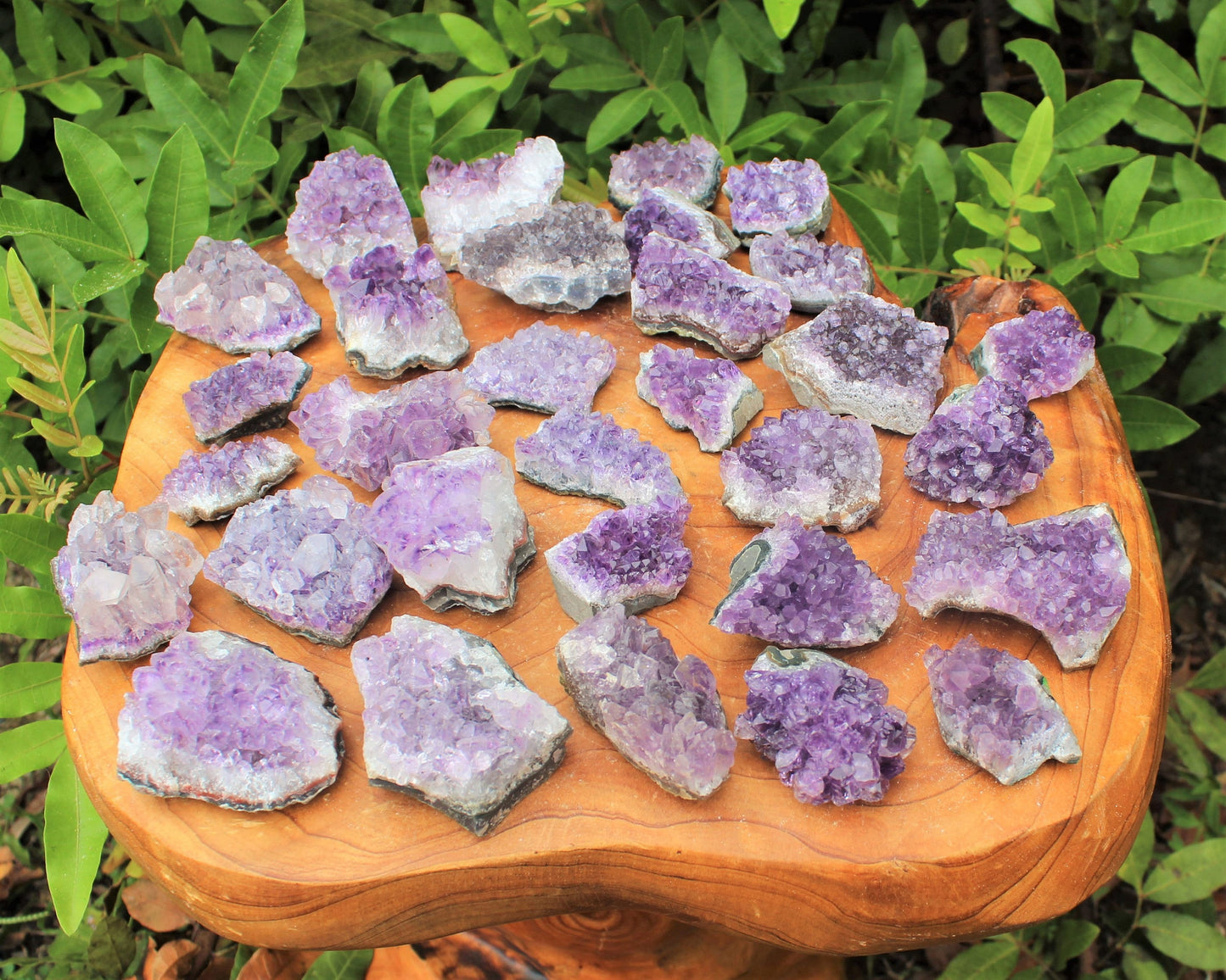 Amethyst Citrine And Celestite Crystal Cluster Collection