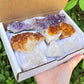 Amethyst Citrine And Crystal Cluster Box