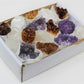 Amethyst Citrine And Crystal Cluster Box
