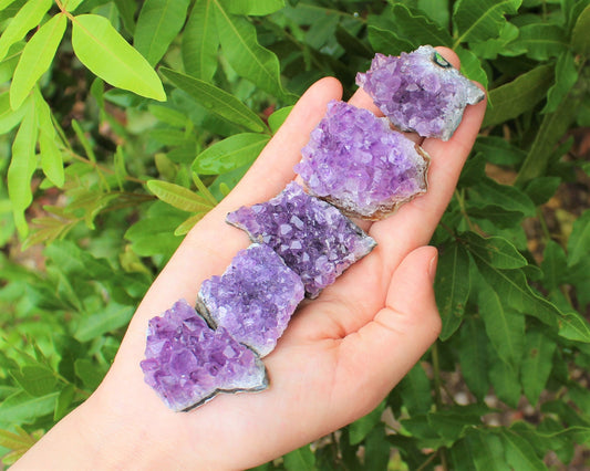 Amethyst Crystal Cluster A Grade Druze