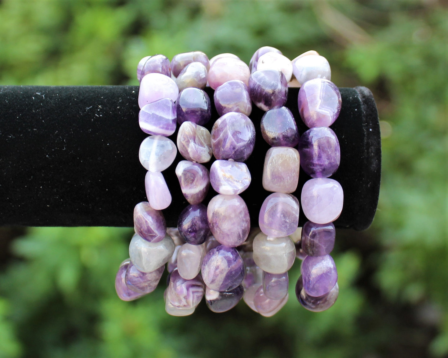 Amethyst Tumbled Gemstone Bracelet