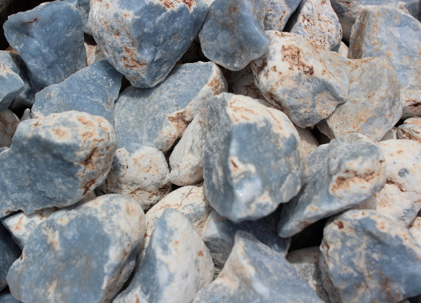 Angelite Raw Natural Stones